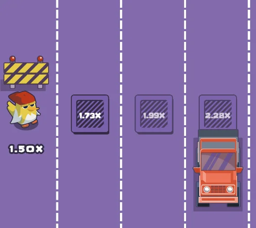 Spiel Chicken Cross