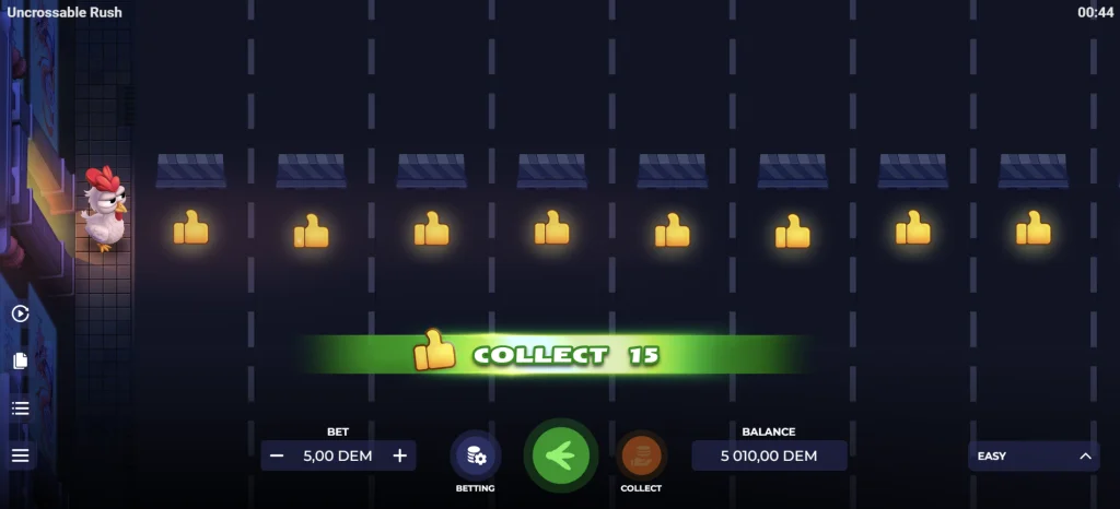 Uncrossable Rush Spiel