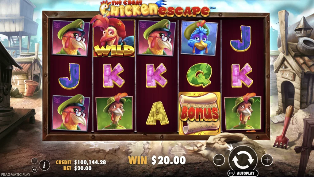 The Great Chicken Escape Spiel